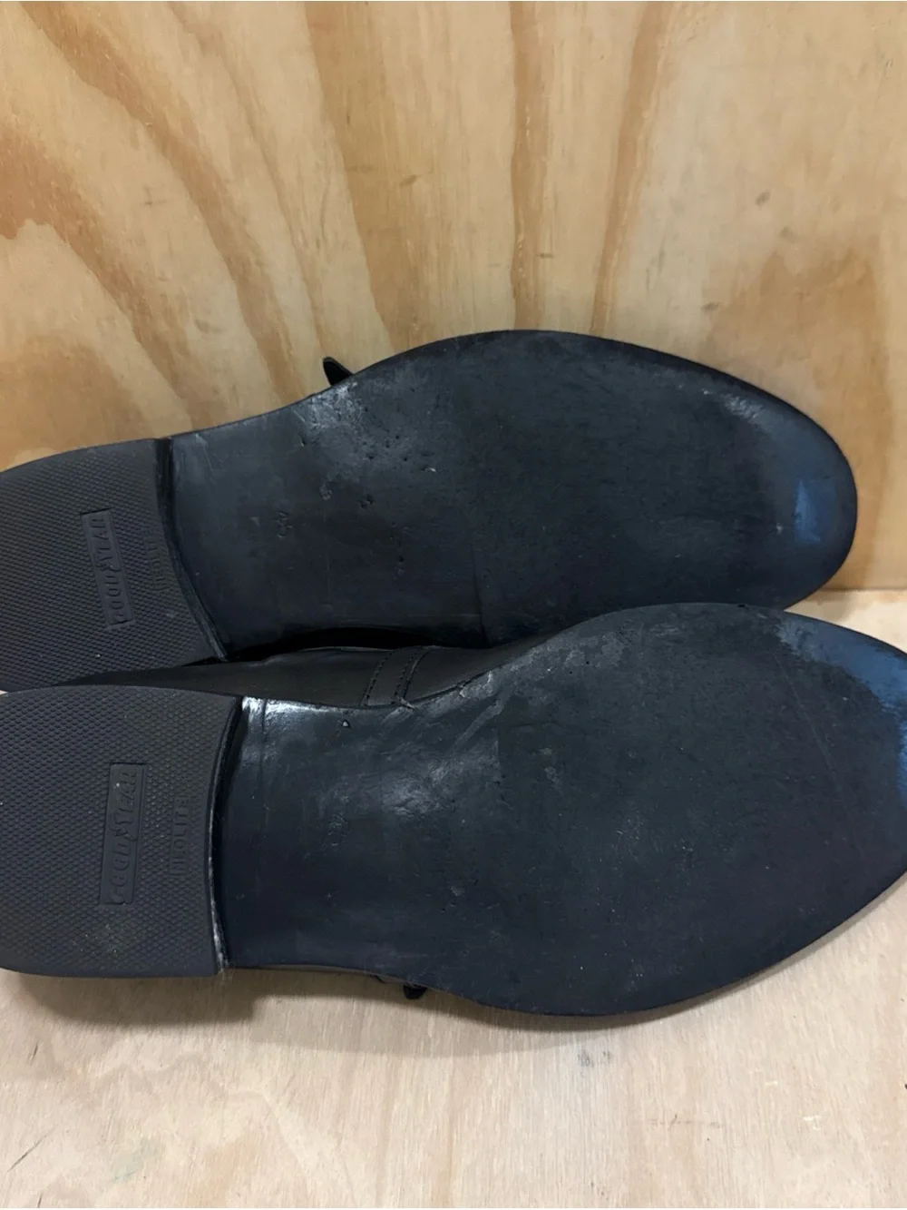 Gucci Horsebit Accent Black Leather Dress Loafers Men's Size 11 1/2